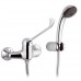 Long Lever Chromed Wall Mounted Shower Mixer Tap Disabled Mobility Easy Use - B07CZJFHX5